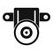 Action small camera icon, simple style