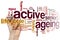 Active ageing word cloud