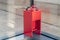 Active fire protection device used to extinguish or control small fires. Fire extinguisher