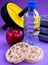 Active lifestyle sport water apple oatmeal loaves gymnastic wheel