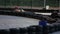 Active man enjoying speed at kart racing, having fun at karting club, male hobby