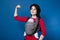 Active motherhood babywearing in woven wrap baby carrier