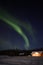 Active northern lights display in Alaska