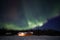 Active northern lights display in Alaska