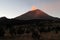 Active Popocatepetl volcano in Mexico