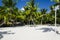 Active recreation on the Caribbean Islands, volleyball