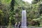 Active senior couple visit at Millaa Millaa Falls Queensland Australia