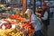 Active seniors shopping at Fermatle Market in Perth Western Australia