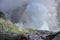 Active steam vents on White Island, New Zealand`s most active cone volcano