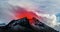 Active volcano erupting in Iceland