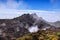 Active volcano La Soufriere in Guadeloupe