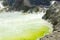 Active Volcano at White Island New Zealand. Volcanic Sulfur Crater Lake.