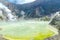 Active Volcano at White Island New Zealand. Volcanic Sulfur Crater Lake.