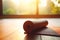 Active woman engaging in yoga at home for morning meditation in a serene living room ambiance.