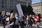 Activists Gather at Freedom Plaza to Support Abortion Rights before Taking Part in the Womenâ€™s March