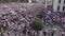 Activists protesting in the city. Peaceful demonstration people against dishonest president elections. Gomel, Belarus - 08/16/2020