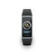 Activity fitness tracker with steps counter app on screen. Vector illustration