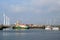 Activity in the harbor of Lauwersoog