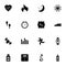 Activity Tracking flat icons