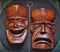 Actors workshop carved actors mask