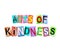 Acts of kindness concept.