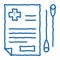 acupuncture medical referral doodle icon hand drawn illustration
