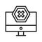 Ad Blocker Icon Image.