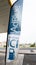 Ad Blue fluid car station flag text logo and brand sign for Diesel exhaust fluid DEF for