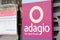 Adagio logo and sign city aparthotel entrance hotel door