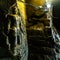 Adam and Eve sculptures in salt in the salt mine of Cacica