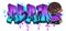 Adam Name Text Graffiti