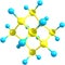 Adamantane molecular model