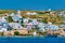 Adamantas Adamas harbor town of Milos island, Greece