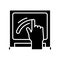 Adaptive technology black icon, concept illustration, vector flat symbol, glyph sign.