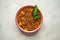 Adasi, Persian Lentil Stew on the gray background