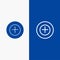 Add, More, Plus Line and Glyph Solid icon Blue banner Line and Glyph Solid icon Blue banner