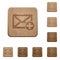 Add new mail wooden buttons