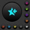 Add star dark push buttons with color icons