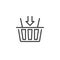 Add to basket line icon