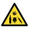 Addiction Drugs Warning Flat Icon Symbol