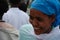 Addis Ababa, Ethiopia: Woman smiling after being baptised during Epiphany