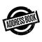 Address Book rubber stamp