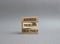 Address Problems Objectively symbol. Wooden blocks with words Address Problems Objectively. Beautiful grey background. Business