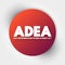 ADEA - Age Discrimination in Employment Act acronym, concept background