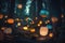 aded, immersive experienceMystical Forest: A Visual Feast of Lanterns and Mushrooms in Unreal Engine 5