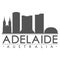 Adelaide Australia Oceania Skyline Silhouette Design City Vector Art Famous Buildings.