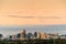 Adelaide CBD skyline at dusk