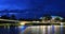 Adelaide Oval Stadium and Torrens River Bridge