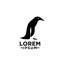 Adelie Penguin logo icon designs illustration