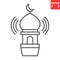 Adhan call line icon